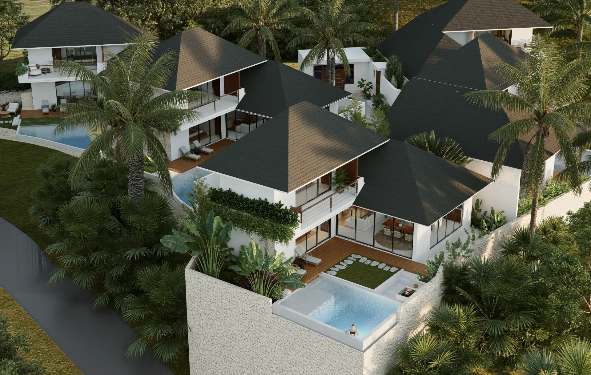 Pavita Kuvera masterplan aerial render